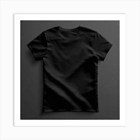 Black T - Shirt 9 Art Print