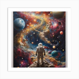 Space Explorer Art Print