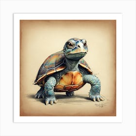 Turtles 4 Art Print