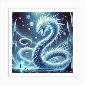 The Ice Serpent Art Print