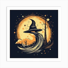 Witch Hat 2 Art Print