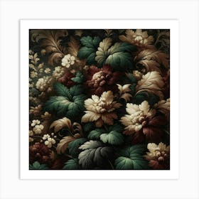 Russian Flowers Art Print