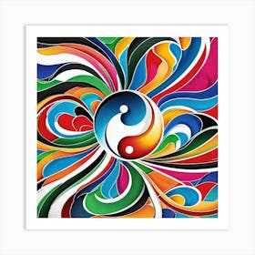 Yin Yang 1 Art Print