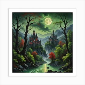 Harry Potter Castle 1 Art Print