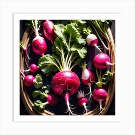 Radishes 48 Art Print