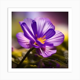 Purple Flower Art Print