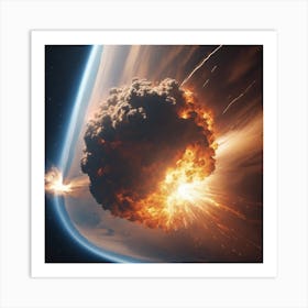 Space Explosion Art Print