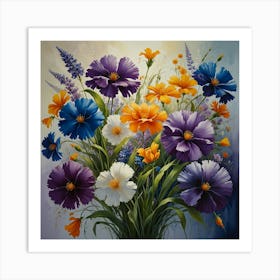 Flowers In A Vase Art Print