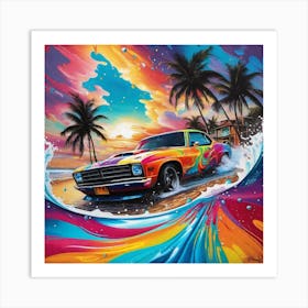 Chevrolet Corvette 3 Art Print