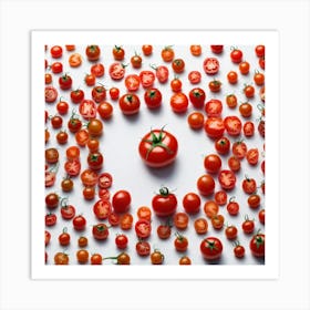 Heart Of Tomatoes Art Print