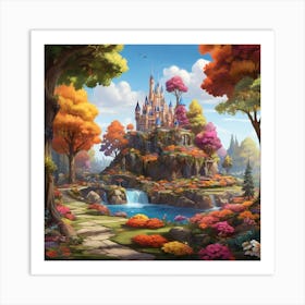 Disney Cinderella Castle Art Print