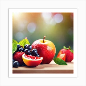 Fruit And Berries Art Print