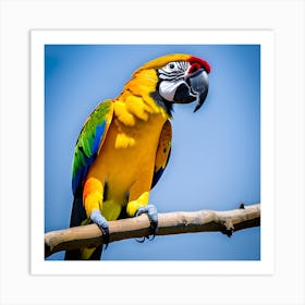 Colorful Parrot Art Print