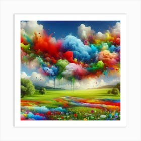 Colorful Abstract 1 Art Print