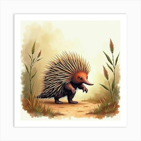 Echidna Art Print