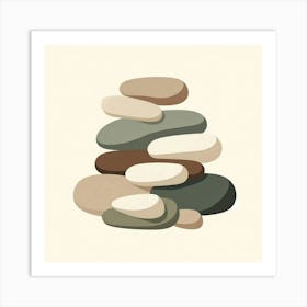 Pebbles 2 Art Print