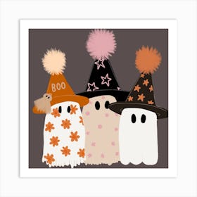 Ghosts In Hats Art Print