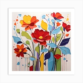 Flowers In A Vase Art Print