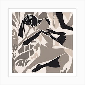 Black And White Painting Art Print