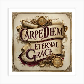 Carpe Diem Eternal Grace Art Print