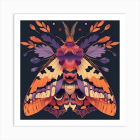 Moth illustration 5 Art Print