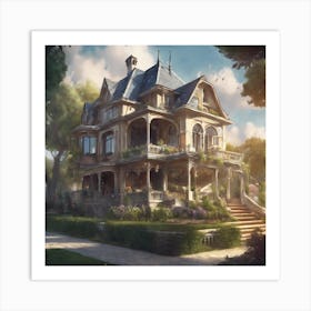 Victorian House Art Print