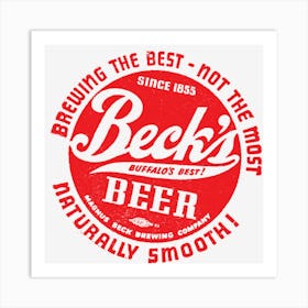 Becks Beer Art Print