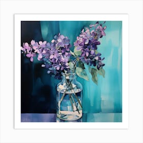 Lilac Flowers Art Print