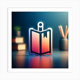 Book Icon 1 Art Print