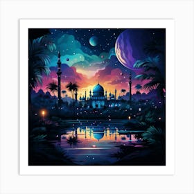 Islamic Painting 1 Art Print