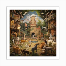 Zoo Full of Animals Art Print