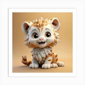 Tiger Cub 17 Art Print