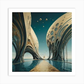 Futuristic Architecture Art Print