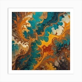 Abstract Painting 98 Art Print