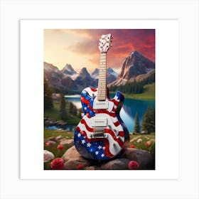 Red, White, and Blues 5 Art Print