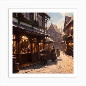 Street Scene Art Print