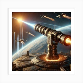 Orbital Reach Converted Art Print