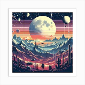 Sci-Fi Art Art Print