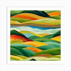 Landscapes Of Color Art Print