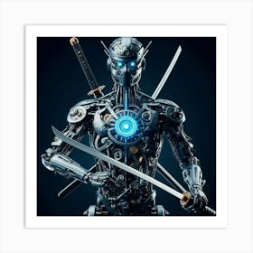 Shinobi Robot Art Print