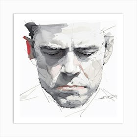 Portrait Of A Man 17 Art Print