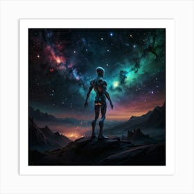 A Shimmering Celestial Wanderer 3 Art Print