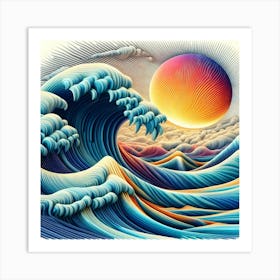 Great Wave 2 Art Print