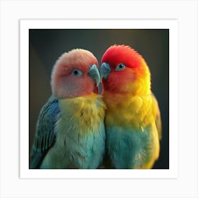 Lovebirds 6 Art Print