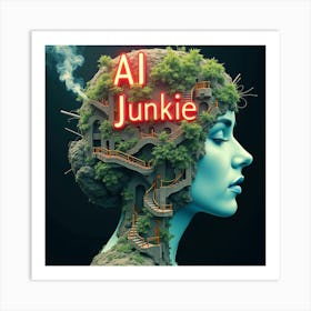 Ai Junkie Art Print