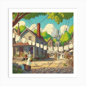 Street Scene 1 Art Print