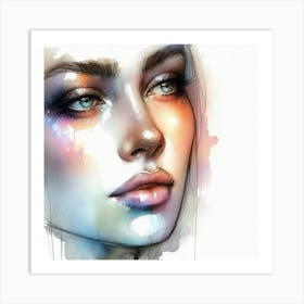 Watercolor Painting 18 Art Print