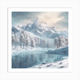 Winter Landscape 1 Art Print