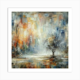 Abstract Cityscape Art Print