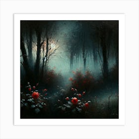 Dark Forest Art Print